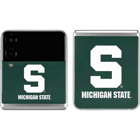 Michigan State University Spartans S Galaxy Z Flip4 5G Skin